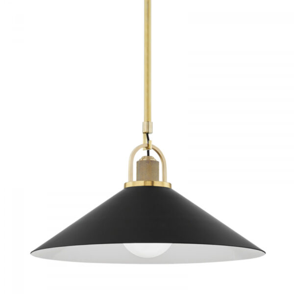 1 LIGHT LARGE PENDANT 2620 AGB BK