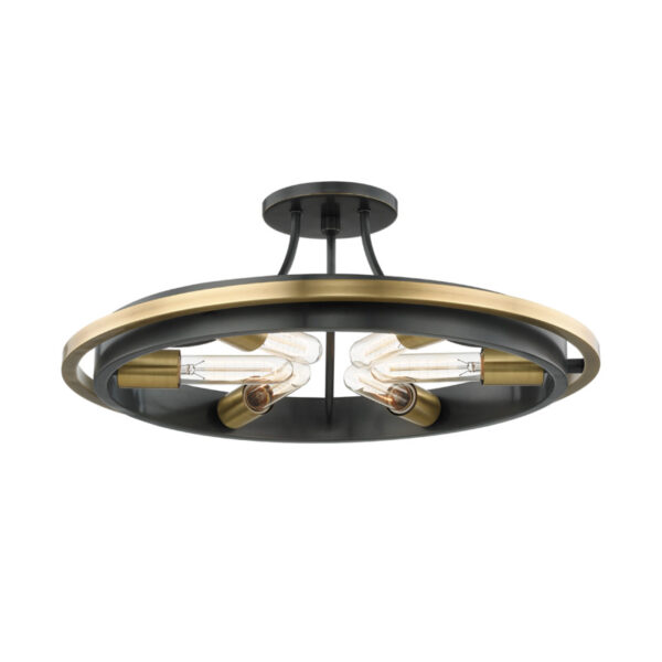 6 LIGHT FLUSH MOUNT 2721 AOB