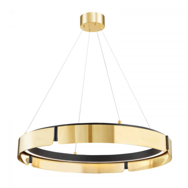MEDIUM LED CHANDELIER 2933 AGB BK