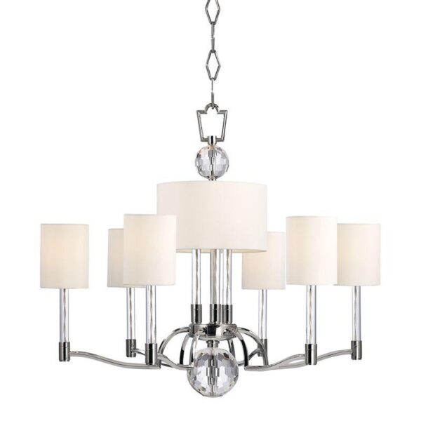 9 LIGHT CHANDELIER 3006 PN