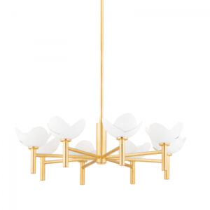 8 LIGHT CHANDELIER 3034 GL WP
