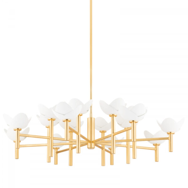 16 LIGHT CHANDELIER 3051 GL WP