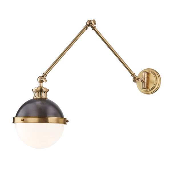 1 LIGHT SWING ARM WALL SCONCE 4011 ADB