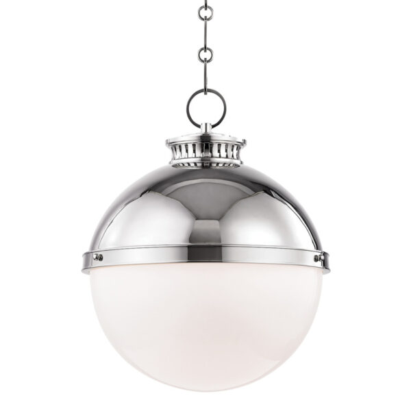 1 LIGHT LARGE PENDANT 4025 PN