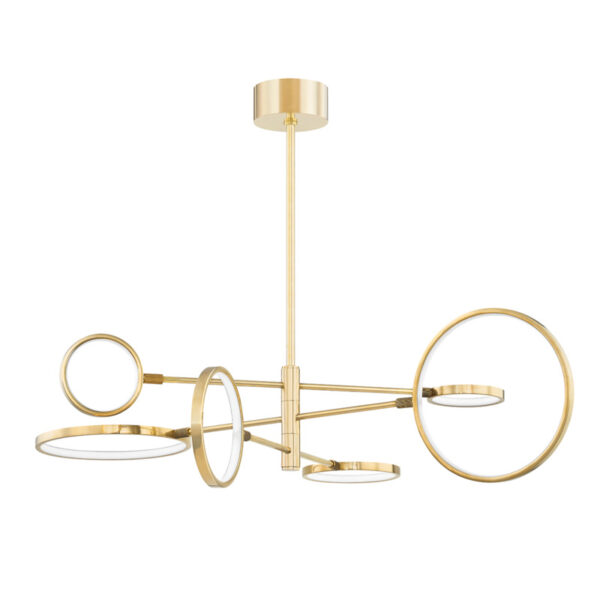 6 LIGHT LED CHANDELIER 4106 AGB