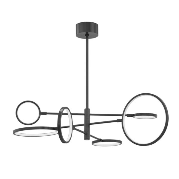 6 LIGHT LED CHANDELIER 4106 OB