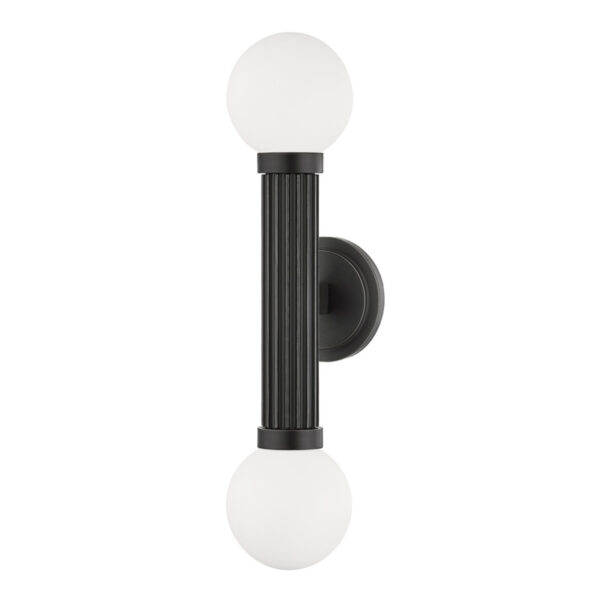 2 LIGHT WALL SCONCE 5102 OB