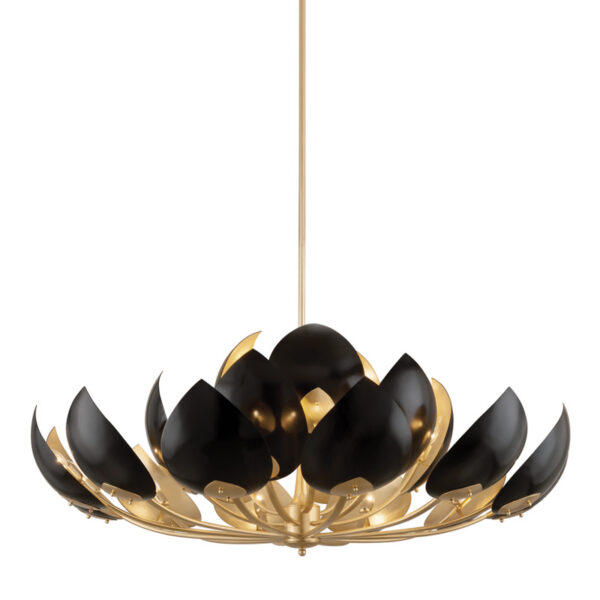21 LIGHT CHANDELIER 5754 GL BK