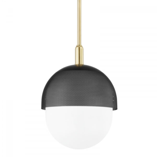 1 LIGHT MEDIUM PENDANT 6114 AGB BK