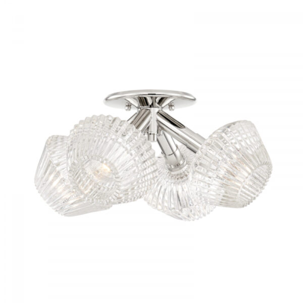 4 LIGHT SEMI FLUSH 6144 PN
