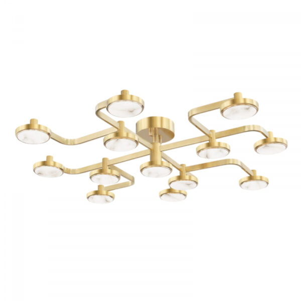 13 LIGHT SEMI FLUSH 6343 AGB