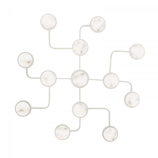 13 LIGHT SEMI FLUSH 6343 PN