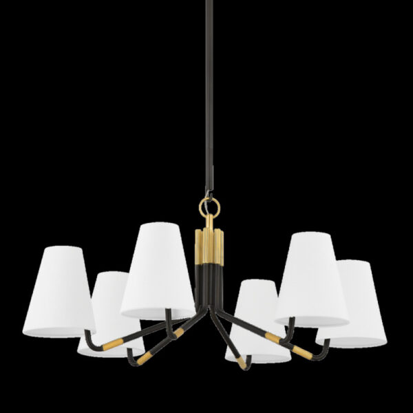 6 Light Chandelier 6632 AGB DB
