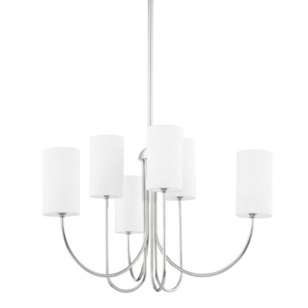 6 LIGHT CHANDELIER 6828 PN
