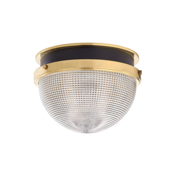1 LIGHT LARGE FLUSH MOUNT 6914 AGB BK