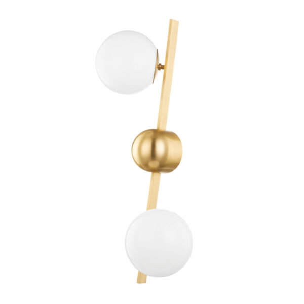 2 LIGHT WALL SCONCE 8602 AGB