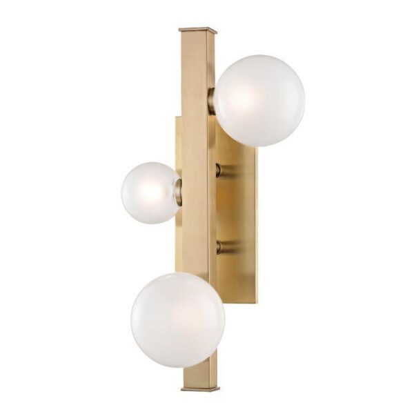 3 LIGHT WALL SCONCE 8703 AGB