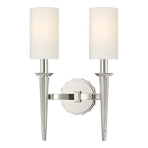 2 LIGHT WALL SCONCE 8882 PN
