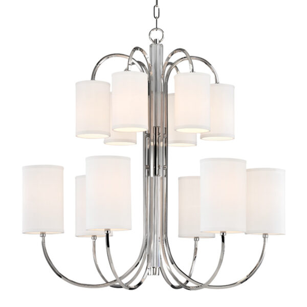 12 LIGHT CHANDELIER 9112 PN