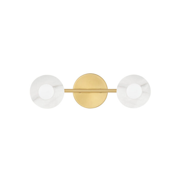 2 LIGHT BATH BRACKET 9202 AGB
