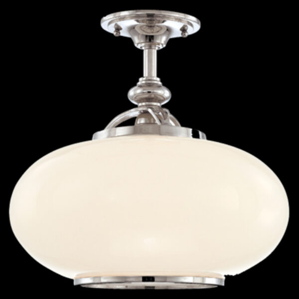1 LIGHT SEMI FLUSH 9815F OB