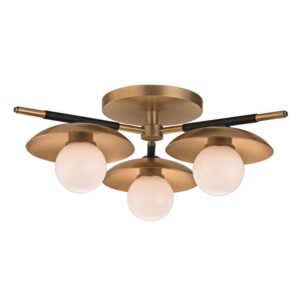 3 LIGHT SEMI FLUSH 9823 AGB