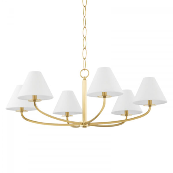 6 LIGHT CHANDELIER BKO901 AGB