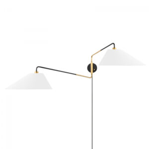 2 LIGHT PORTABLE WALL SCONCE KBS1751102 AOB