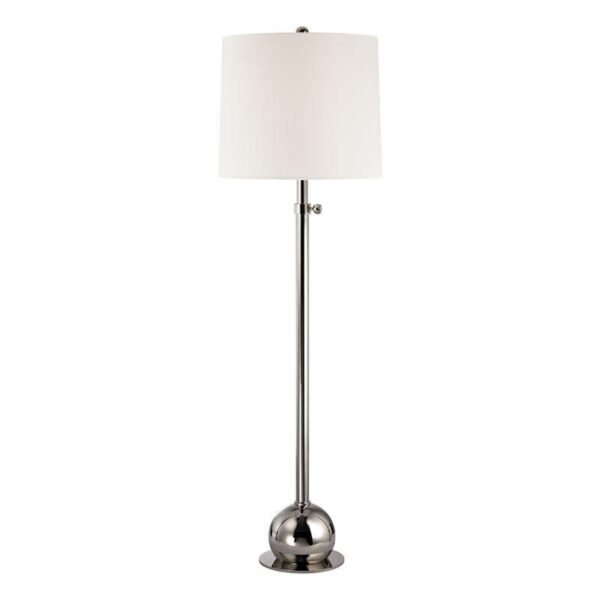 1 LIGHT ADJUSTABLE FLOOR LAMP L116 PN WS