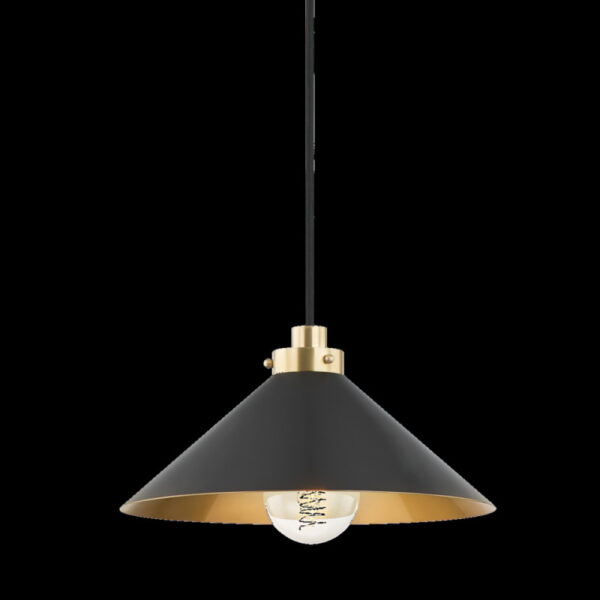 1 Light Pendant MDS1401 AGB DB