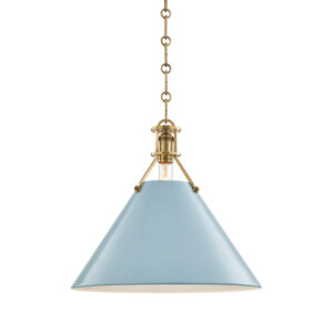 1 LIGHT LARGE PENDANT MDS352 AGB BB
