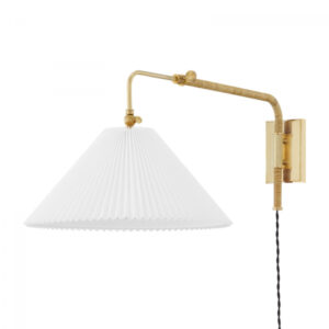 1 LIGHT PLUG IN WALL SCONCE MDS510 AGB