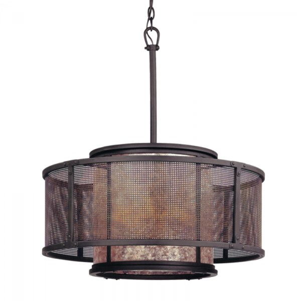 Troy Copper Mountain Chandelier F3105 BRZ SFB