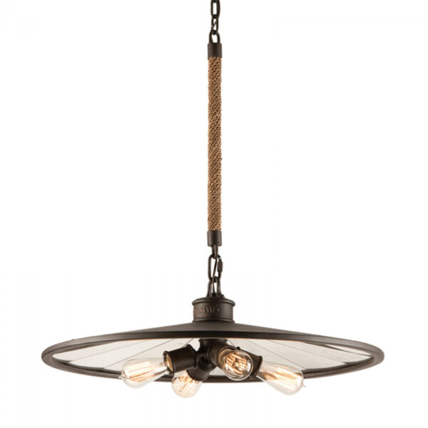 Troy Brooklyn Chandelier F3146 HBZ