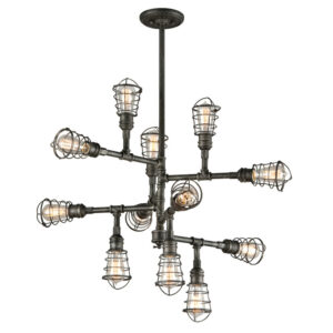 Troy Conduit Chandelier F3817