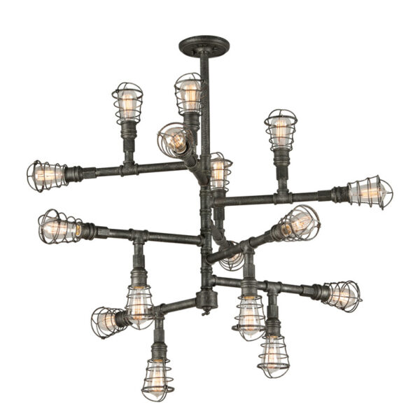 Troy Conduit Chandelier F3818