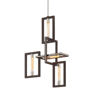 Troy Enigma Chandelier F6184 TBZ SS