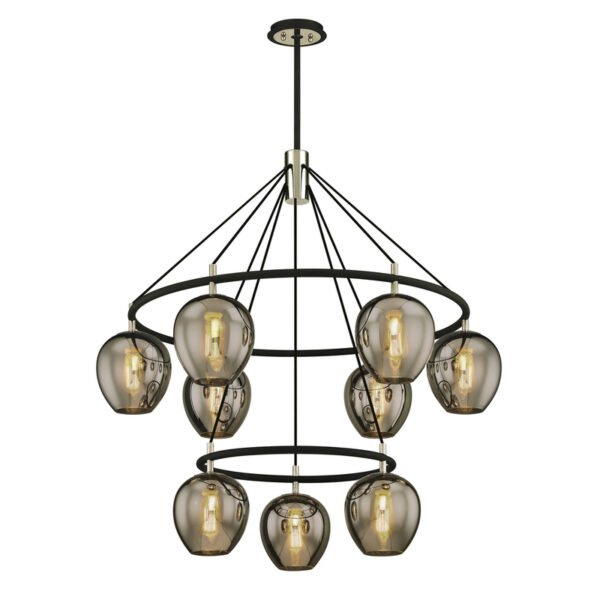 Troy Iliad Chandelier F6219 TBK PN