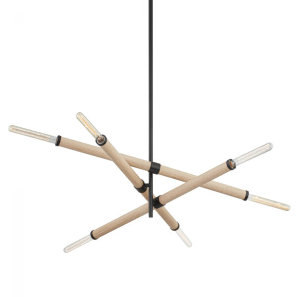 Troy Cruiz Chandelier F6706 SBK