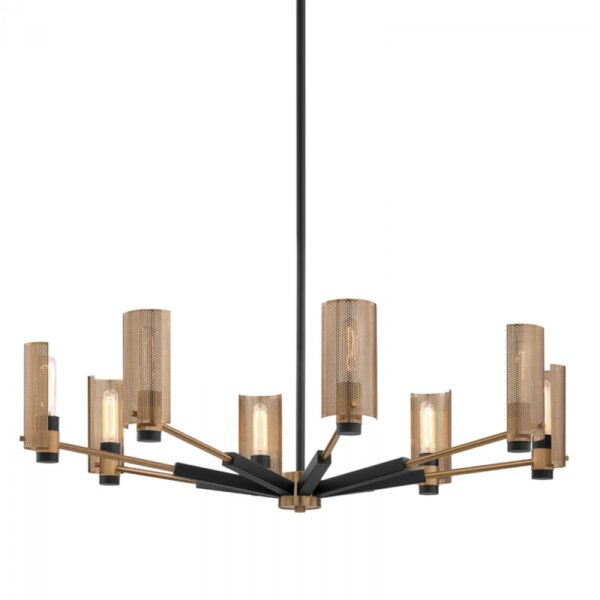 Troy Pilsen Chandelier F6878 SFB PBR