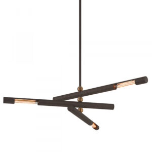 Troy Hendrix Chandelier F6885 BRZ PBR