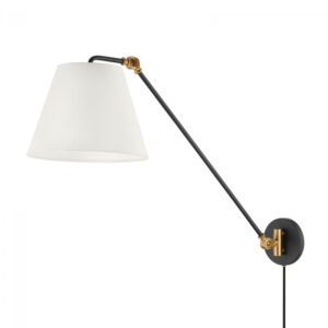 Troy NAVIN Plug in Sconce PTL2627 PBR TBK