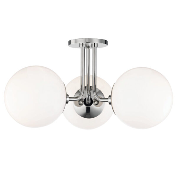 Mitzi by Hudson Valley Lighting Stella Semi Flush H105603 PN