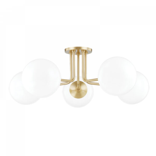 Mitzi by Hudson Valley Lighting Stella Semi Flush H105605 AGB