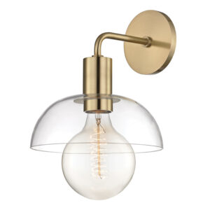 Mitzi by Hudson Valley Lighting Kyla Wall Sconce H107101 AGB