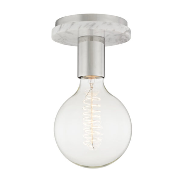 Mitzi by Hudson Valley Lighting Chloe Semi Flush H110601 PN