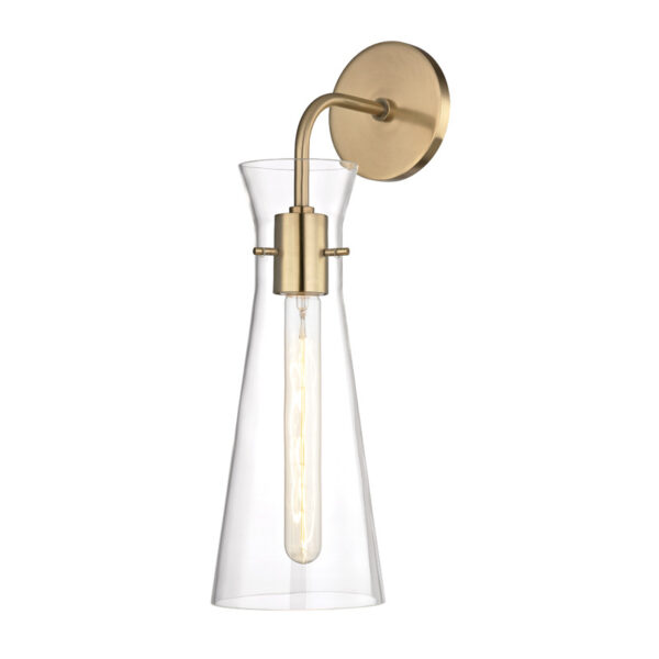 Mitzi by Hudson Valley Lighting Anya Wall Sconce H112101 AGB