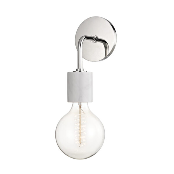 Mitzi by Hudson Valley Lighting Asime Wall Sconce H120101 PN