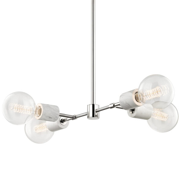 Mitzi by Hudson Valley Lighting Asime Chandelier H120704 PN