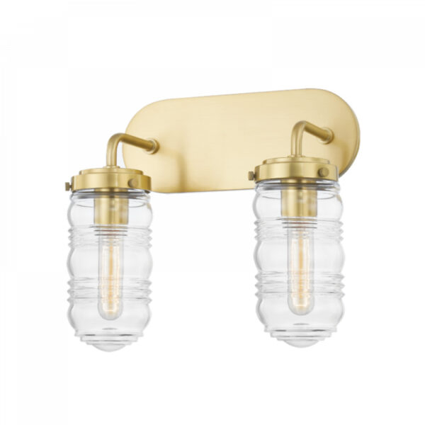 Mitzi by Hudson Valley Lighting Clara Bath and Vanity H124302 AGB